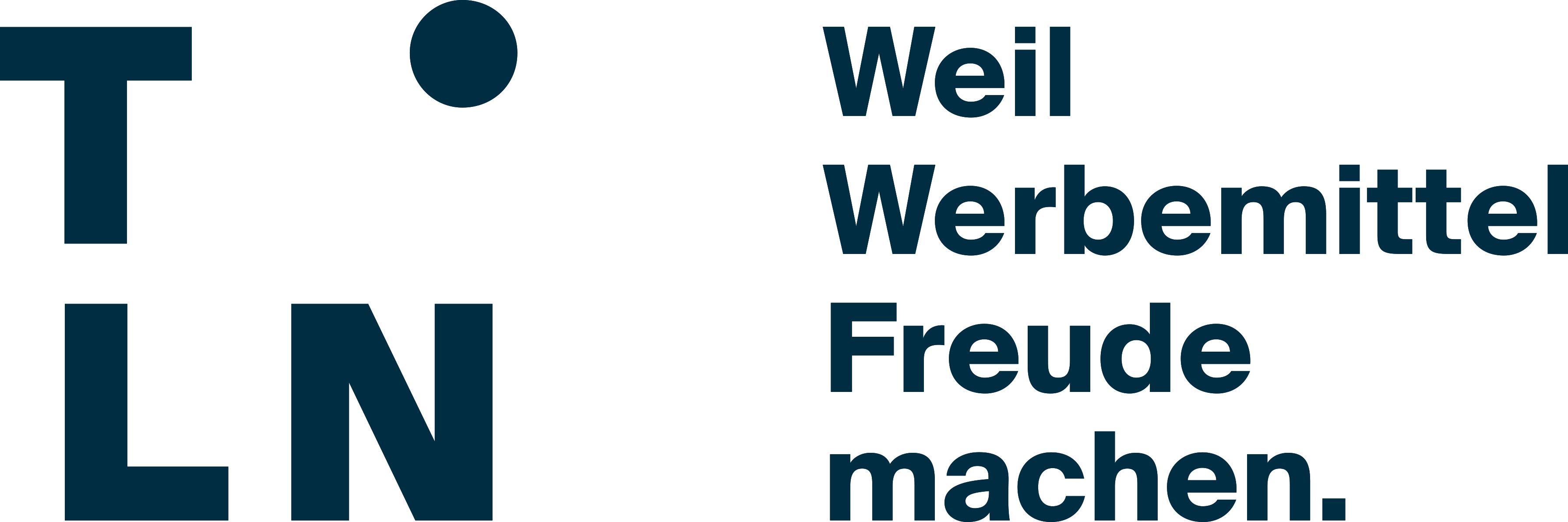 TLN – Werbemittel. Freude machen.